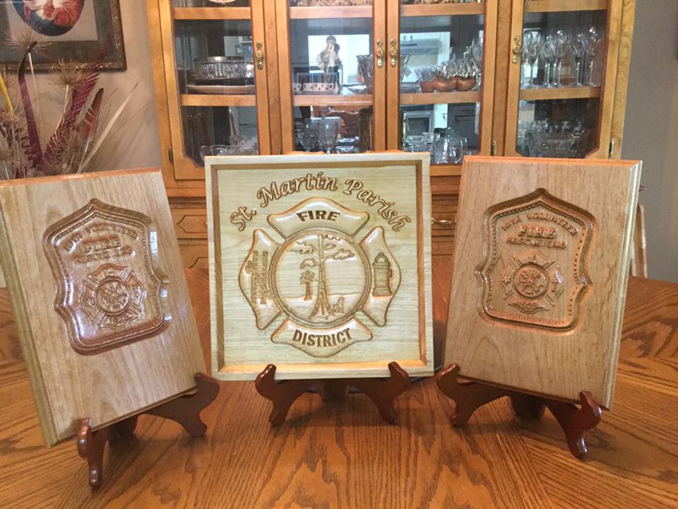 fire department carvings